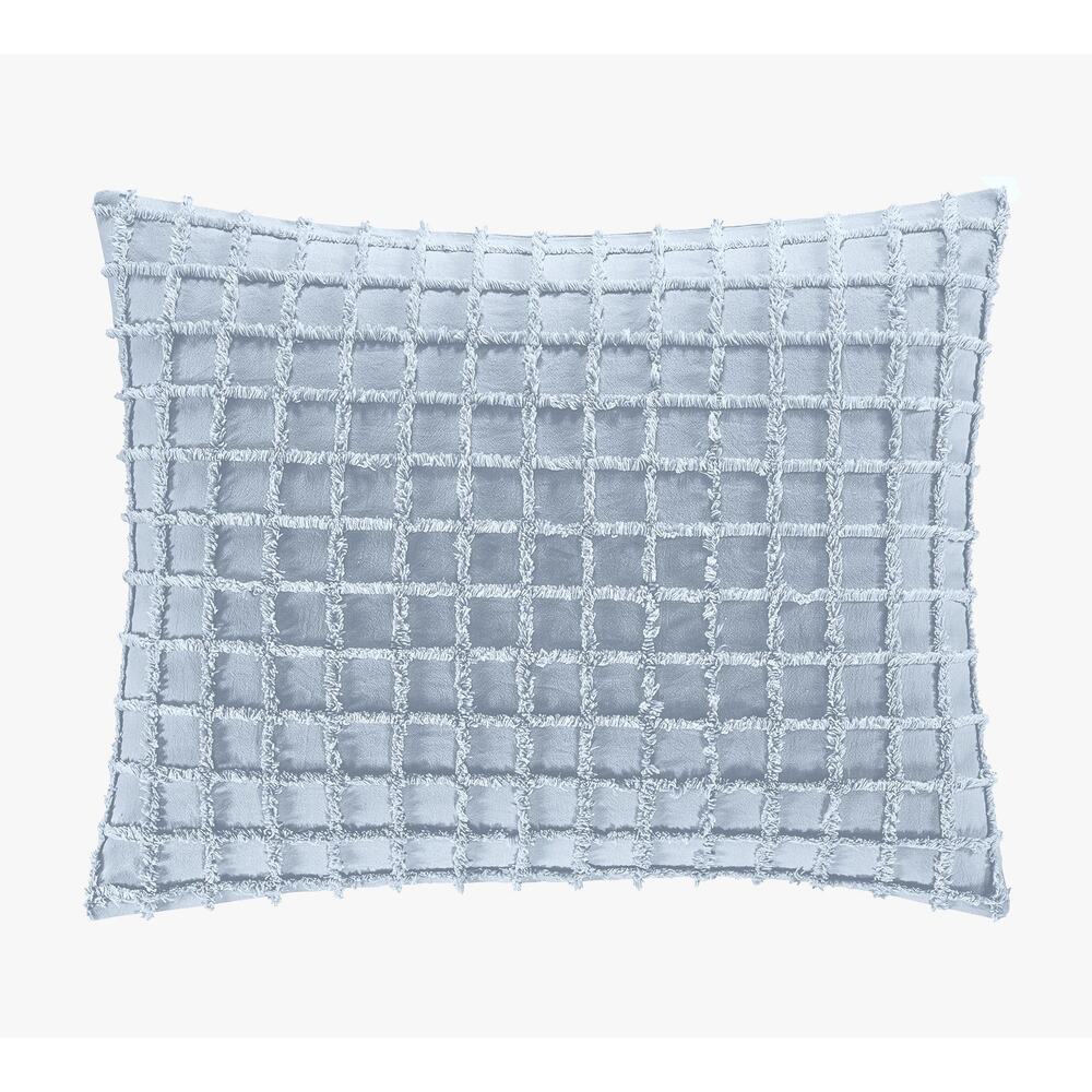 Pottery Barn queen duvet cover and shams in sky blue - Picture 8 of 8